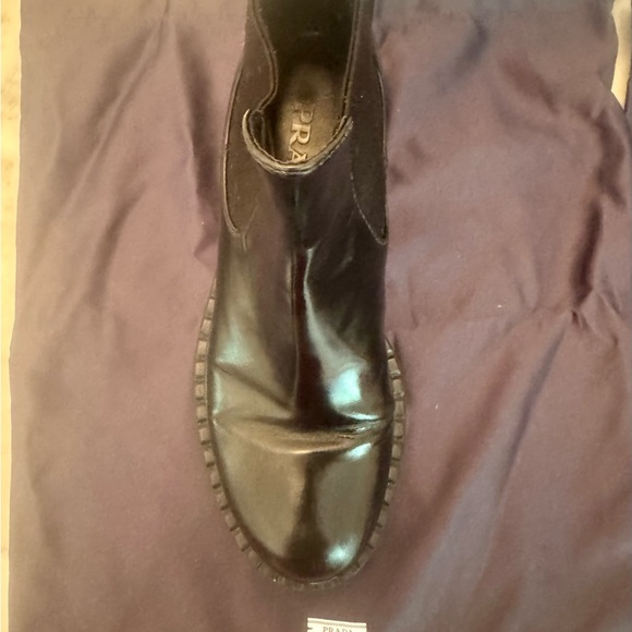 Prada Chelsea Leather Boots - Picture 10 of 12